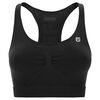 Medium support sports bra with a woven logo, Size: XS, 2 image