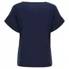 Freddy Kimono-sleeve viscose jersey t-shirt with a gold print and rhinestones Γυναικείο Κοντομάνικο, Μέγεθος: M, 2 image