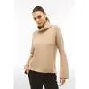 Freddy Viscose sweatshirt with a high neck and roomy sleeves, Μέγεθος: M, 3 image