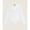 Freddy Square-neck jersey bodysuit decorated with rhinestones, Μέγεθος: S
