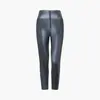Freddy WR.UP® ankle-length trousers in metallic faux leather with a high waistband, Μέγεθος: S, 2 image