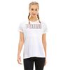 Puma Feel It Mesh Logo Tee Women's T-Shirt, Size: XS