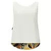 Freddy Tank top in two fabrics with printed back, Size: M