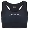 Freddy Breathable eco-friendly sports bra with an all-over print Γυναικείο Μπουστάκι, Μέγεθος: S
