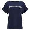 Freddy Kimono-sleeve viscose jersey t-shirt with a gold print and rhinestones Γυναικείο Κοντομάνικο, Μέγεθος: M