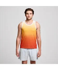 Saucony Stopwatch Graphic Singlet Ανδρικό Αμάνικο, Μέγεθος: S