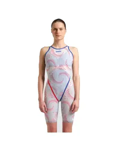 Arena Powerskin Primo Fireflow Open back LEWomen's Racing Swimsuit, Size: 28