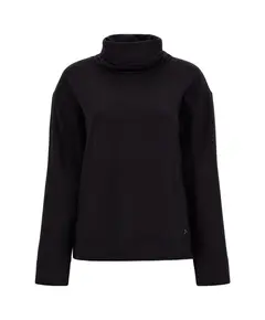 Freddy Viscose sweatshirt with a high neck and roomy sleeves, Μέγεθος: M