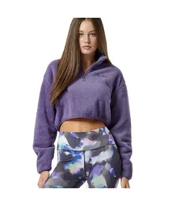 Body Action Half-Zip Sherpa Fleece Γυναικείο Μακρυμάνικο, Μέγεθος: S