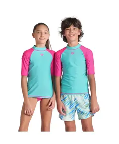 Arena Unisex Jr Arena Rash Vest S/S Παιδικό Μαγιό, Μέγεθος: 6Y