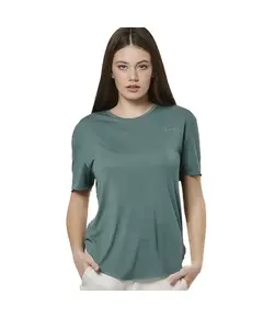 Body Action W Modal Blend Raw Cut T-Shirt Γυναικείο Κοντομάνικο, Μέγεθος: XS
