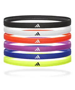 Adidas Hairbands Bk Wh Rd Pur Bl Yelw, Μέγεθος: 1