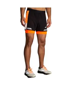 Brooks Run Visible 5" 2in1 Short 2.0 Aνδρικό Σορτς, Μέγεθος: S