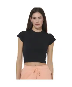 Body Action W Cropped Stretch Jersey Tsh Γυναικείο Κοντομάνικο, Μέγεθος: S