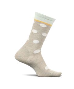Feetures Polka Dots Ul Crew Unisex Socks, Size: 34-37
