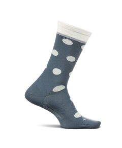 Feetures Polka Dots Ul Crew Unisex Socks, Size: 34-37