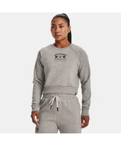 Under Armour Pjt Rck Hm Gym Flc Crw Women's Longsleeve, Size: S