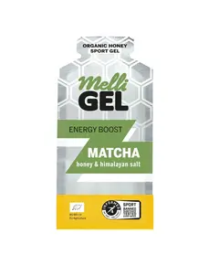 Melligel Organic Honey Energy Gel Matcha 32g, Size: 1