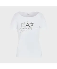 EA7 Emporio Armani Train Logo Series Handwritten Γυναικείο Κοντομάνικο, Μέγεθος: M