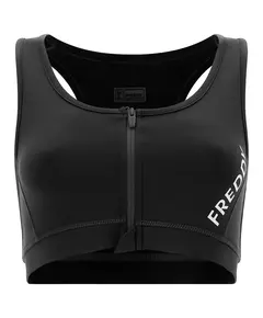 Freddy Breathable sports bra with a front zip, Μέγεθος: XS