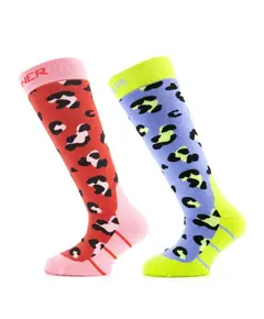 Sinner Kids Ski Socks Animal 2 Pack Unisex Socks, Size: 23