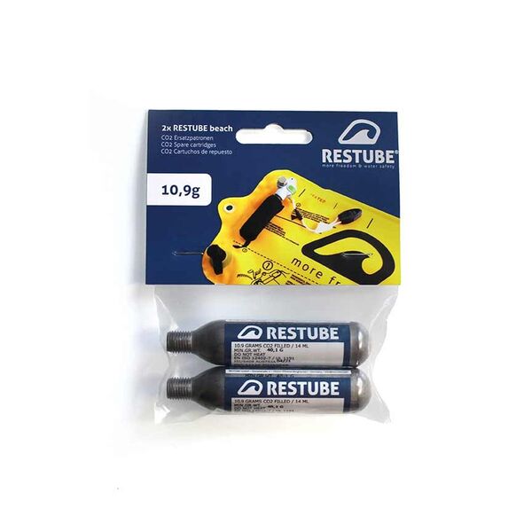 Restube CO2 Spare Cartridges (10,9 grams) x2, Μέγεθος: 1, 4 image
