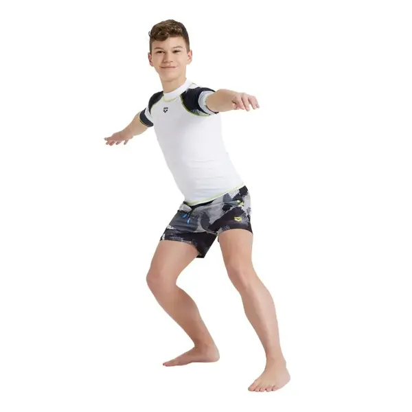 Arena B Rash Vest S/S Allover Παιδική Μπλούζα Αντιηλιακής Προστασίας, Μέγεθος: 6Y, 3 image