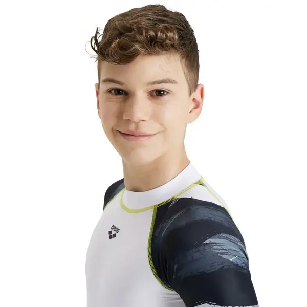 Arena B Rash Vest S/S Allover Παιδική Μπλούζα Αντιηλιακής Προστασίας, Μέγεθος: 6Y, 5 image