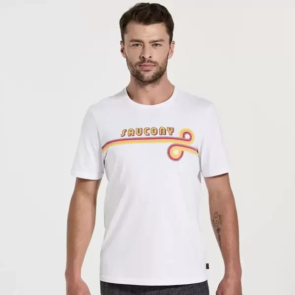 Saucony Rested T-Shirt Ανδρικό Κοντομάνικο, Μέγεθος: S