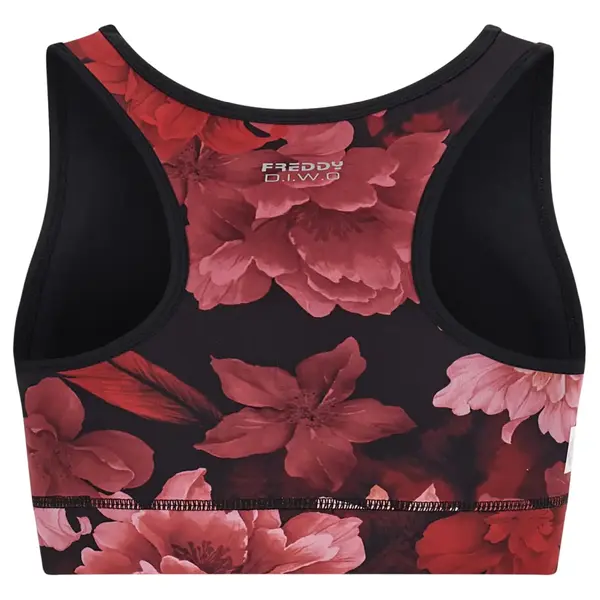 Freddy Breathable eco-friendly sports bra with an all-over print Γυναικείο Μπουστάκι, Μέγεθος: S, 2 image