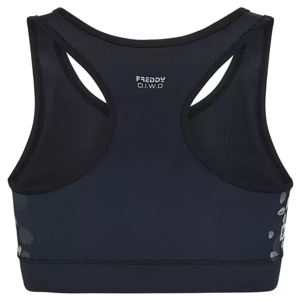 Freddy Breathable eco-friendly sports bra with an all-over print Γυναικείο Μπουστάκι, Μέγεθος: S, 2 image