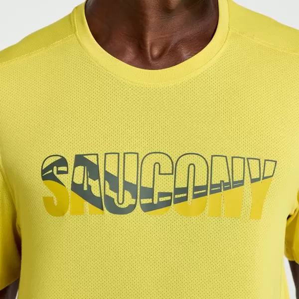 Saucony Stopwatch Graphic Short Sleeve Ανδρικό Κοντομάνικο, Μέγεθος: S, 4 image