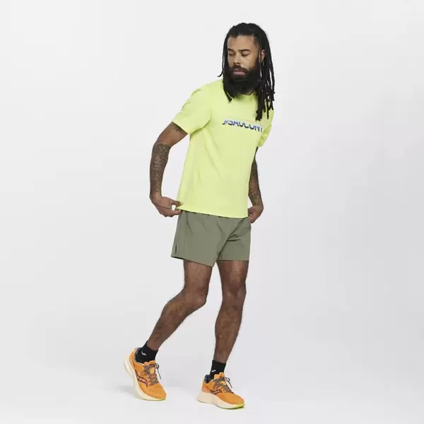 Saucony Stopwatch Graphic Short Sleeve Ανδρικό Κοντομάνικο, Μέγεθος: S, 5 image