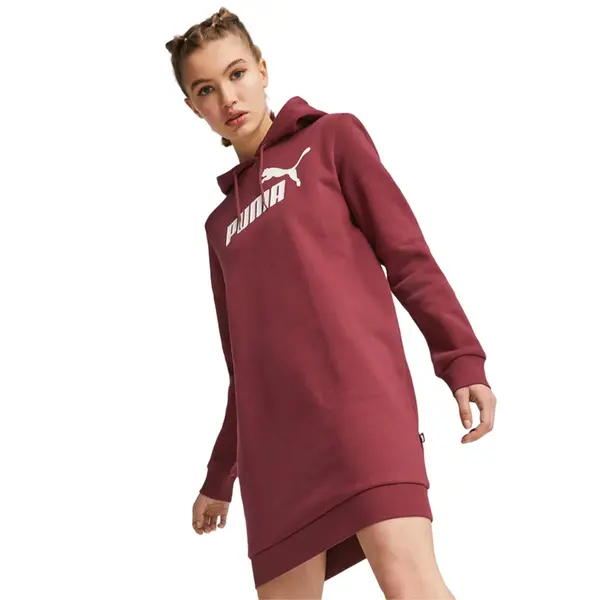Puma Ess Logo Hooded Γυναικείο Φόρεμα, Μέγεθος: XS