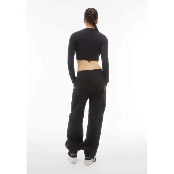 Freddy Cropped long-sleeve garment-dyed shirt in jersey, Μέγεθος: S, 5 image