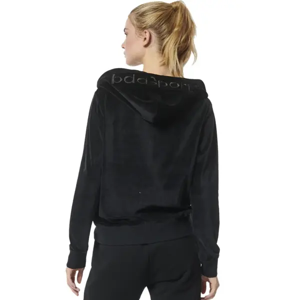 Body Action Velour Hoodie Jacket Γυναικεία Ζακέτα, Μέγεθος: XS, 2 image