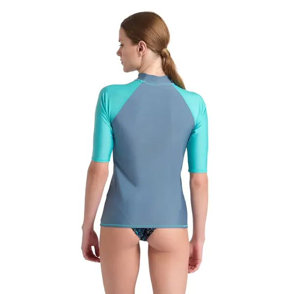 Arena Rash Vest Graphic Γυναικεία UV Mπλούζα Αντιηλιακής Προστασίας, Μέγεθος: XS, 2 image