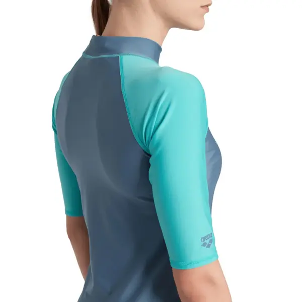 Arena Rash Vest Graphic Γυναικεία UV Mπλούζα Αντιηλιακής Προστασίας, Μέγεθος: XS, 4 image