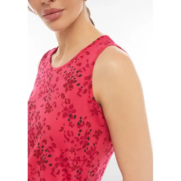 Freddy Floral print comfort-fit tank top in lightweight jersey, Μέγεθος: S, 3 image