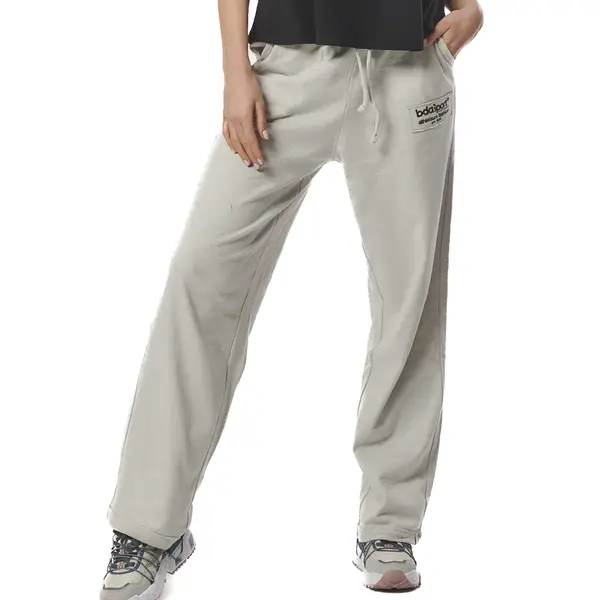Body Action Terry Wide-Leg Jazz Γυναικείο Παντελόνι, Μέγεθος: S
