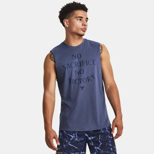 Under Armour Pjt Rock Sms Sl Tank Ανδρικό Αμάνικο, Μέγεθος: S