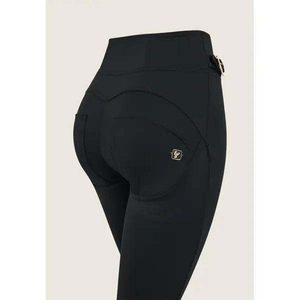 Freddy WR.UP® trousers with a high waistband decorated by a side buckle, Μέγεθος: M, 3 image