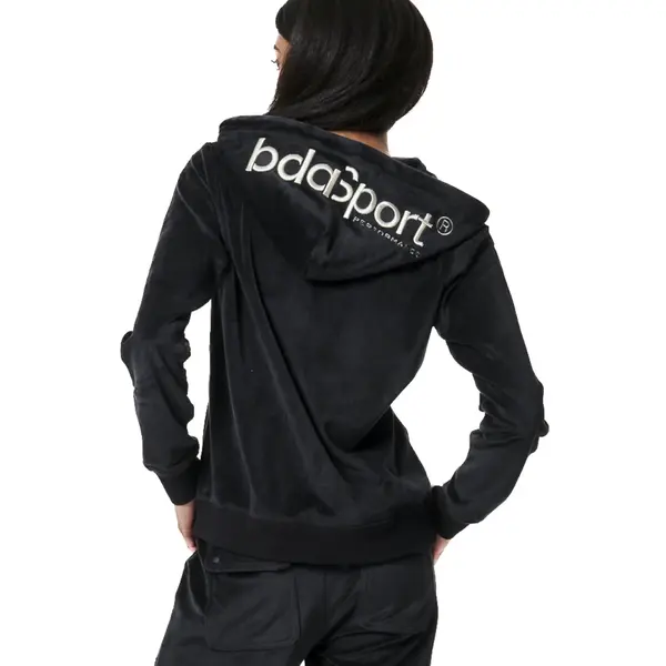 Body Action Velour Hoodie Γυναικεία Ζακέτα, Μέγεθος: XS, 2 image