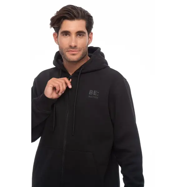 Benation Logo Full Zip Men's Jacket, Size: M, 3 image