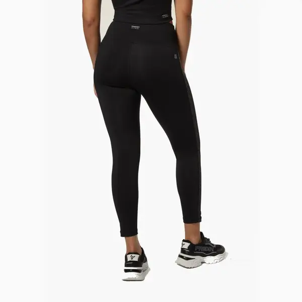 Freddy Ankle-length high waist jersey leggings with lateral bands, Μέγεθος: L, 2 image