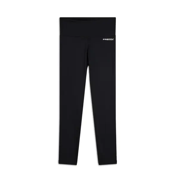 Freddy Ankle-length high waist jersey leggings with lateral bands, Μέγεθος: L, 7 image