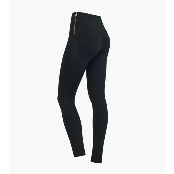 Freddy WR.UP® trousers with a high waistband decorated by a side buckle, Μέγεθος: M