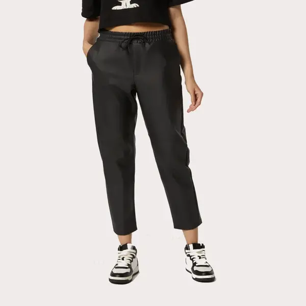 Freddy cropped faux leather trousers, Μέγεθος: M