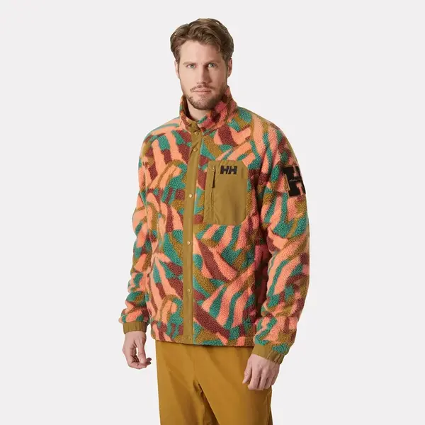 Helly Hansen Panorama Printed Pile Snap Ανδρικό Μπουφάν, Μέγεθος: L