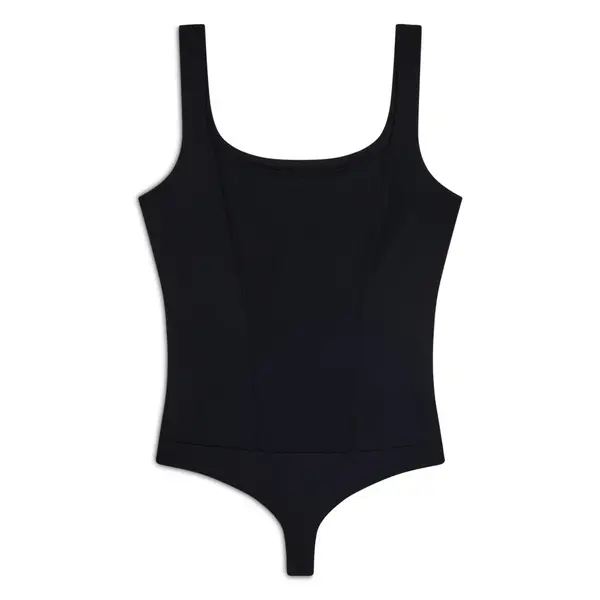 Freddy Square-neck bodysuit in patented breathable fabric, Μέγεθος: XS, 3 image